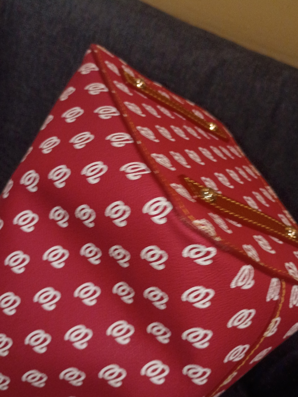 Dooney & Bourke Gretta Drawstring Bucket Bag with Washington Nationals Pattern - Picture 8 of 13